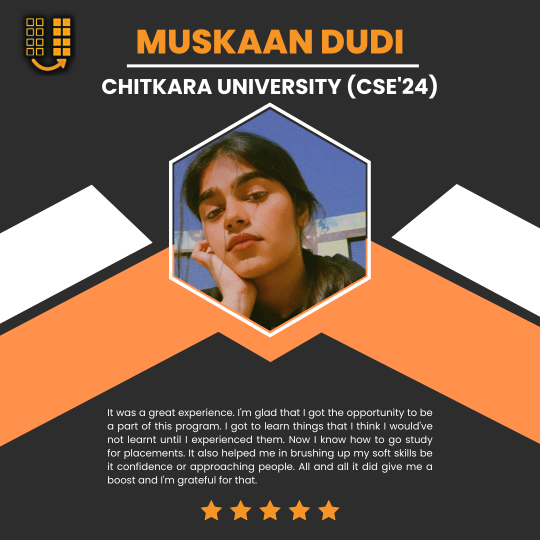 Muskaan's Testimonial