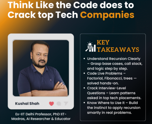Recursion Demystified: Think Like the Code does  to crack top Tech Companies