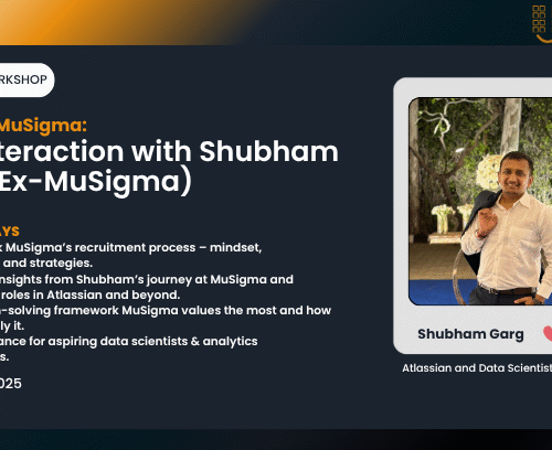 Cracking MuSigma: Live Interaction with Shubham Garg (Ex-MuSigma)