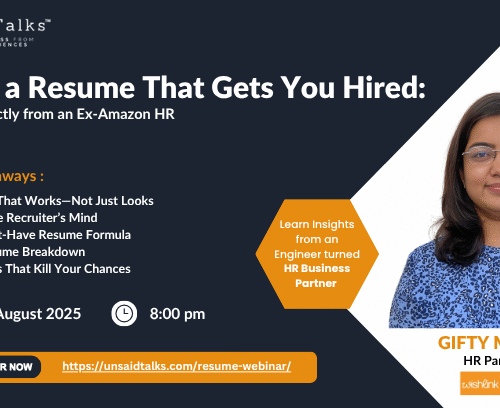 Build a Resume That Gets You Hired- Learn  Directly from an Ex-Amazon HR
